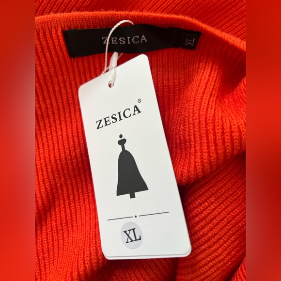 Rust Orange Wrap Dress - Picture 7 of 8